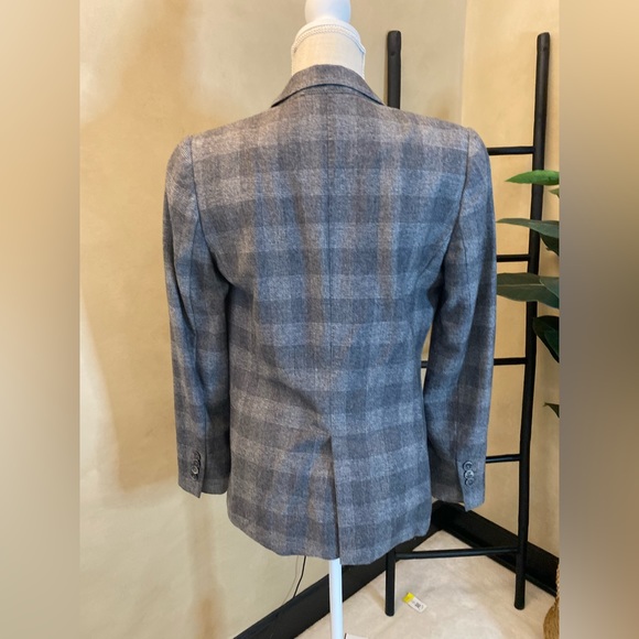 Massimo Dutti 100% plaid wool Blazer - Picture 5 of 5